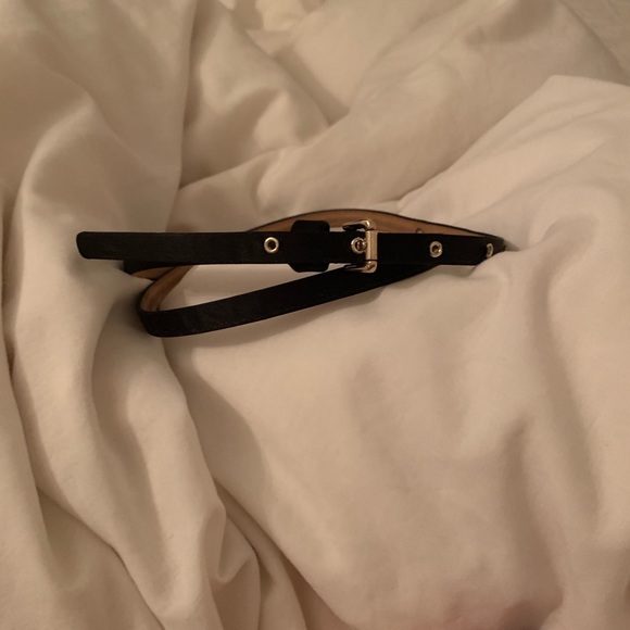J. Crew black Skinny Belt - Picture 4 of 5